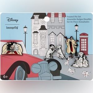 101 Dalmatians Story Book 4 Piece Pin Set